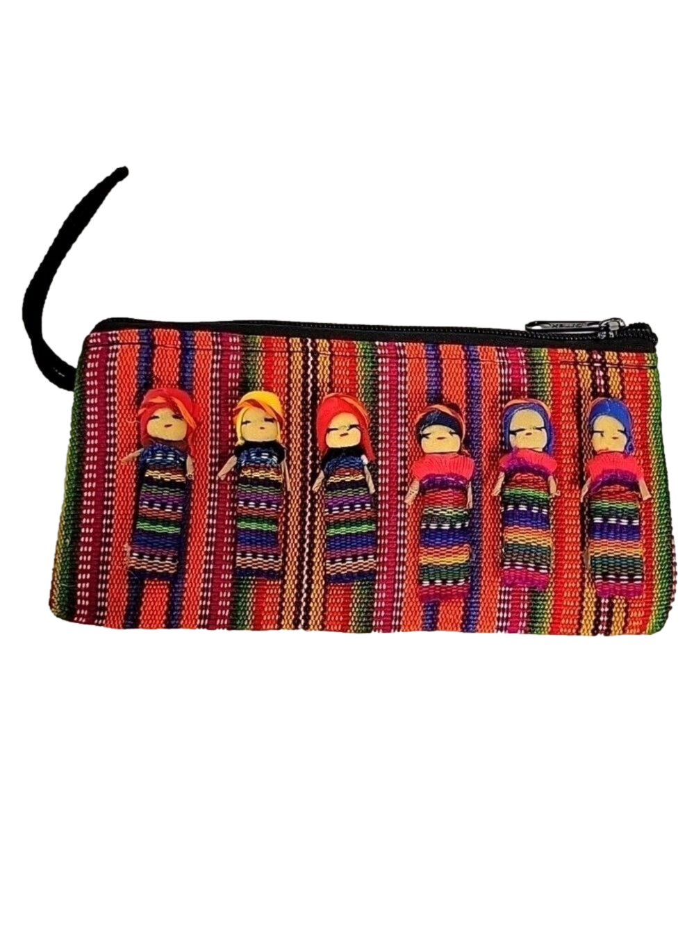 Guatemalan Worry Doll Wristlet/Bag